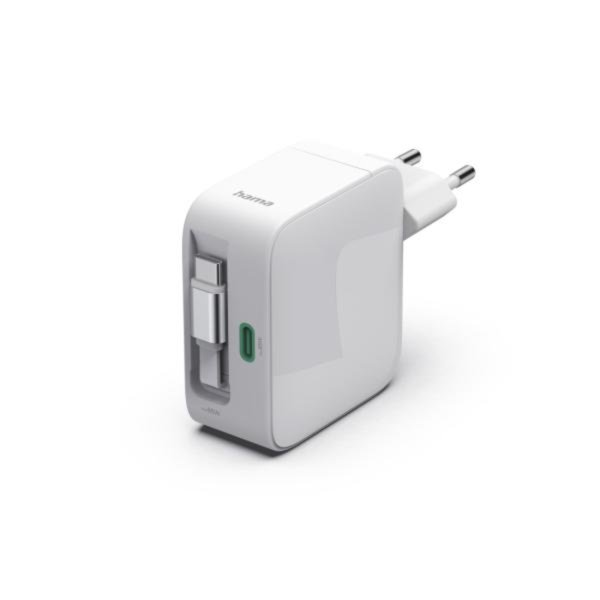 Hama Schnellladegerät Roll-up 65W ws