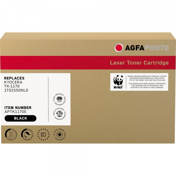 AgfaPhoto Toner APTK1170E wie Kyocera TK-1170 schwarz