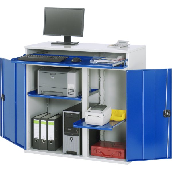 RAU Computerschrank 1100x520x1060mmStationär l.gr