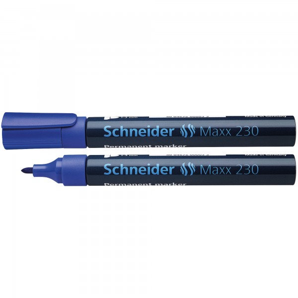 Schneider Permanentmarker Maxx 230 123003 Rundspitze 1-3mm blau