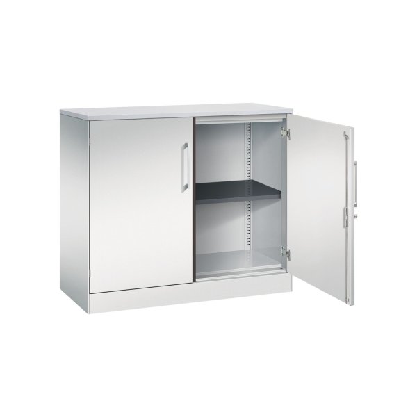 C+P Aktensideboard 2OH 915x1000x435mm lgr/lgr