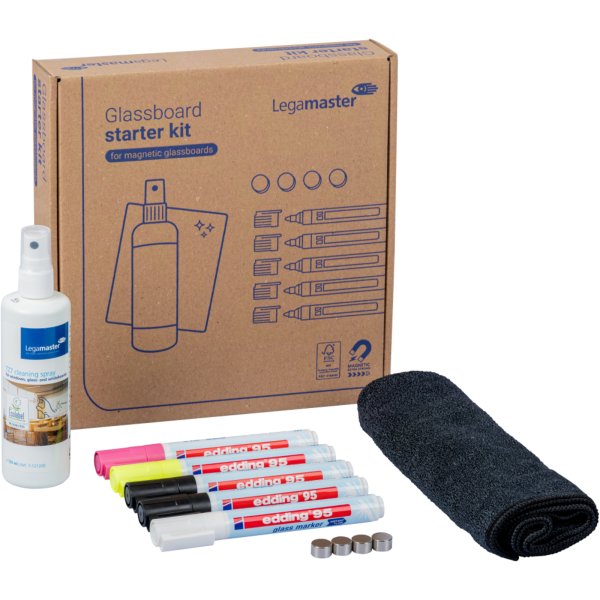Legamaster Glasboard Starter Set