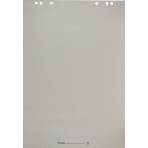 Landre Flipchartblock 100050588 68x99cm 20Bl gel. bl. 5 St./Pack.