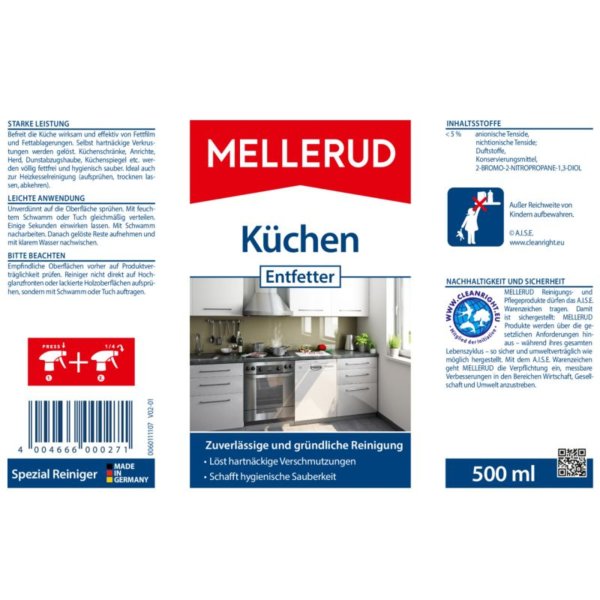 Mellerud Küchen Entfetter 0,5l
