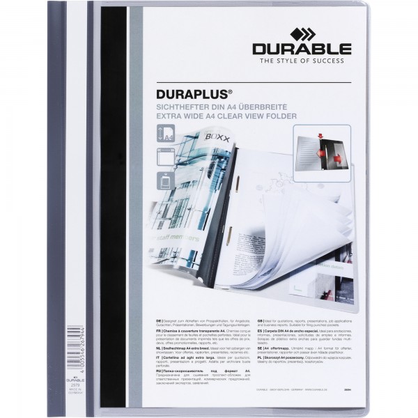 DURABLE Angebotshefter DURAPLUS 257910 A4 grau