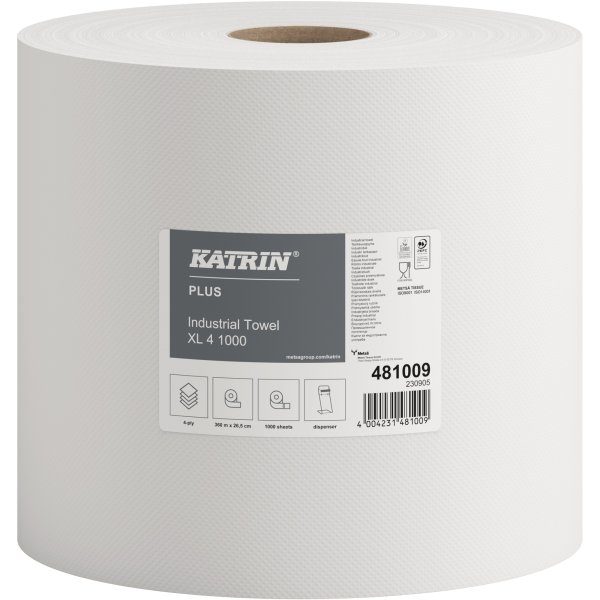 Katrin Wischtuch Plus XL 4 265mmx360m ws 1.000Blatt