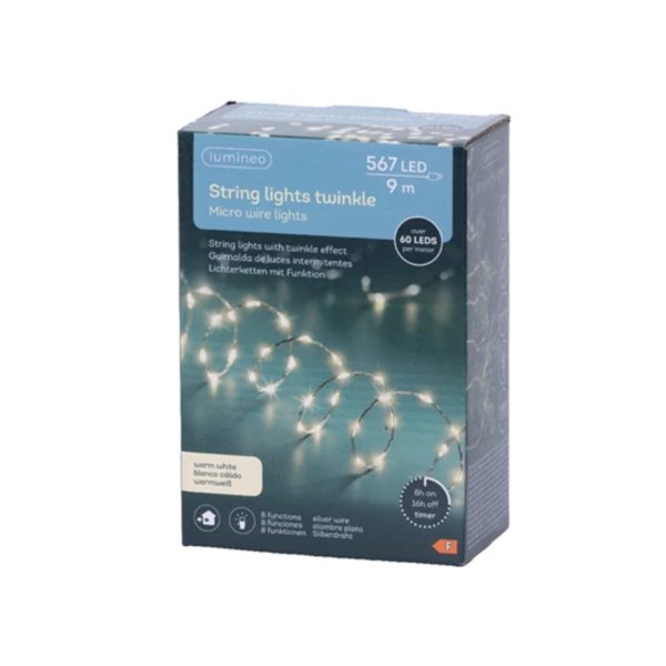 Lumineo Lichterkette LED 900cm
