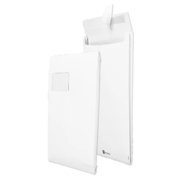 SECURITEX Faltentasche 30123508 C4 130g mF hk ws 100St.