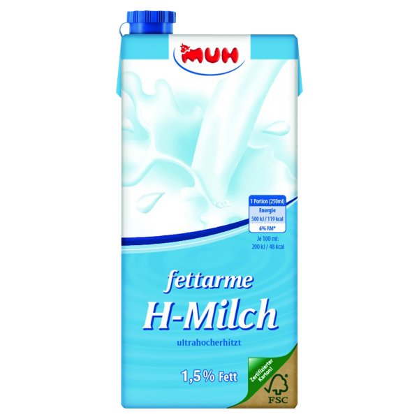 Muh H-Milch 1,5Prozent 1l 12St.