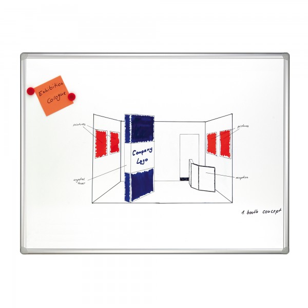 Franken Whiteboard Pro SC8209 150x100cm magnethaftend ws