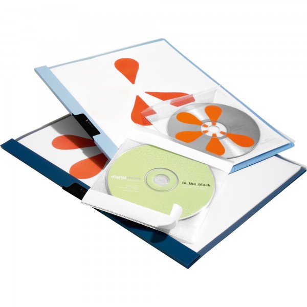 Durable CD/DVD Hülle FIX 160x241x6,5mm PP tr 10 St.