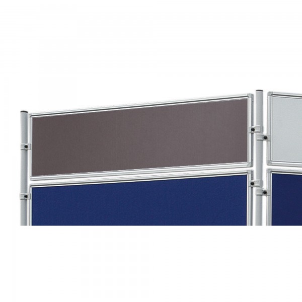 Franken Stellwand-Tafel EL-UTF30 12 30x120cm beids. Filz grau