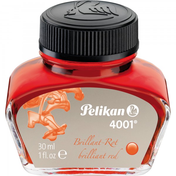 Pelikan Tinte 4001 301036 30ml Glas brillantrot