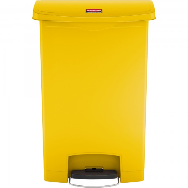 Rubbermaid Tretabfalleimer Slim Jim 1883579 Kunststoff 90l gelb