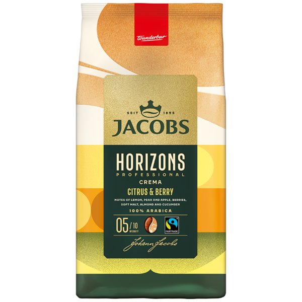 Jacobs Horizons Crema Fairtrade Ganze Bohne 1kg