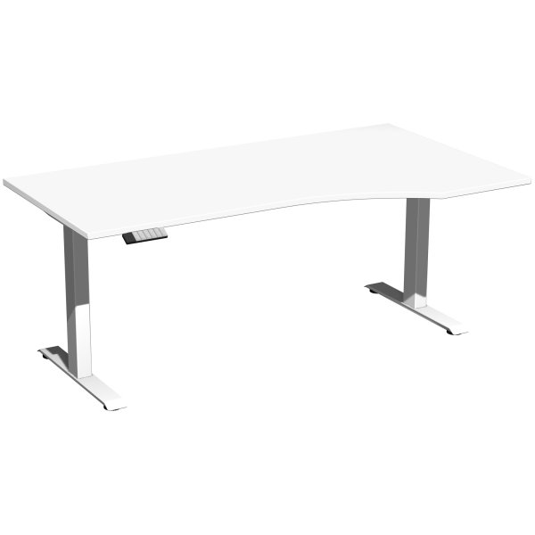 Geramöbel Tisch Elevate Basic re 1800x1000x730-1230mm ws/ws