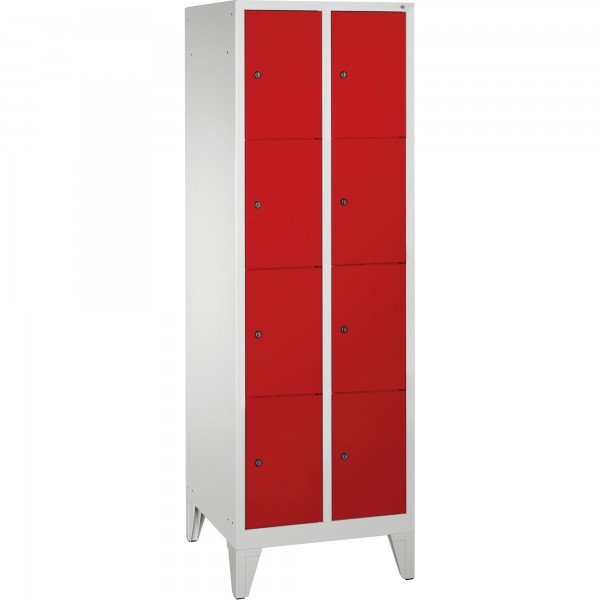 C+P Fächerschrank Classic 8010204S10004 8Fächer lgr/rrt