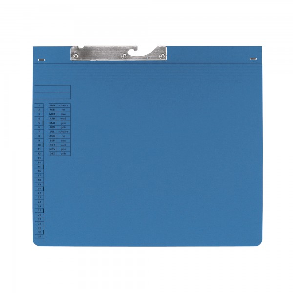 Pendelhefter 9039817 27,5x32cm Rechtsheftung 320g Karton blau