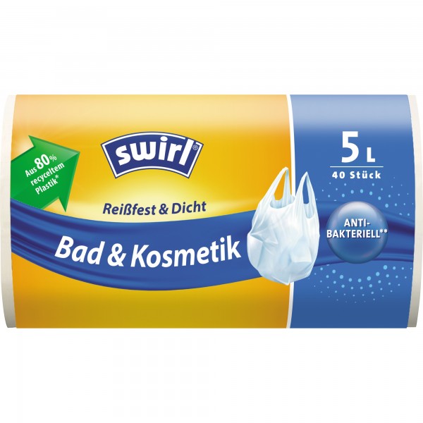 Swirl Müllbeutel 215642 Tragegriff 5l 40 St./Pack.