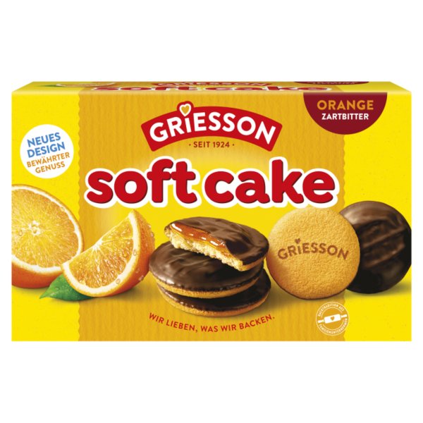 Griesson Soft Cake Orange Zartbitter 2x150g