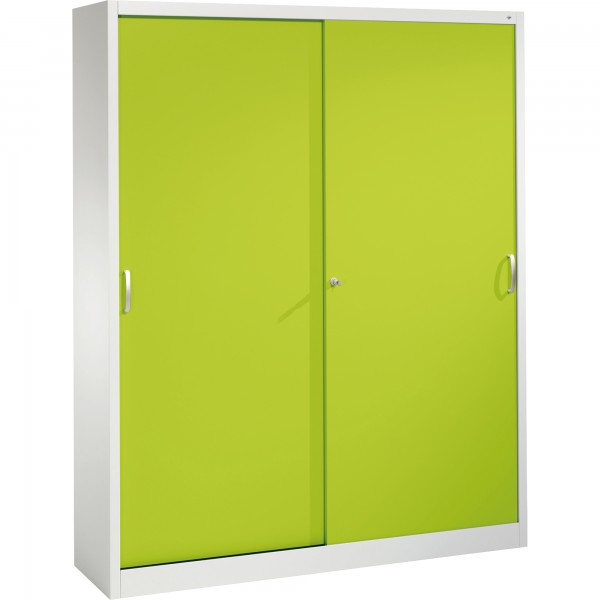 C+P Aktenschrank 214000S10202 2x5OH 1950x1600x400mm lgr/cgn