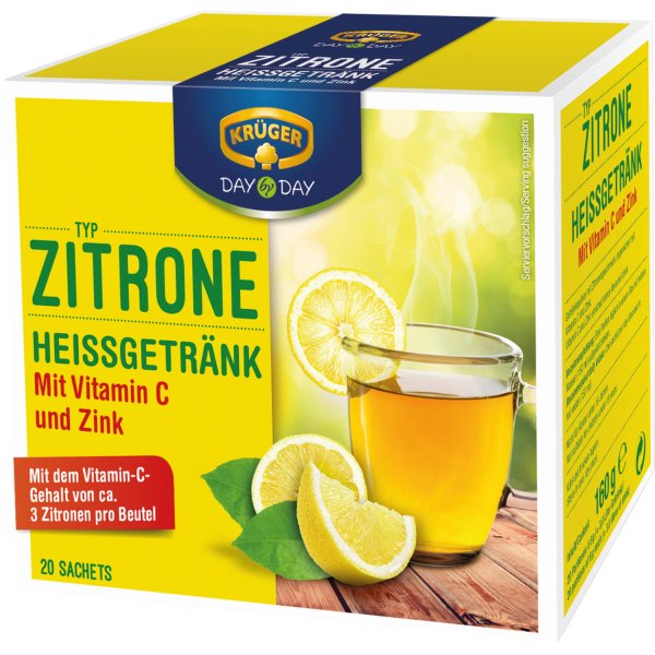 KRÜGER DAY by DAY Heißgetränk Zitrone 20St