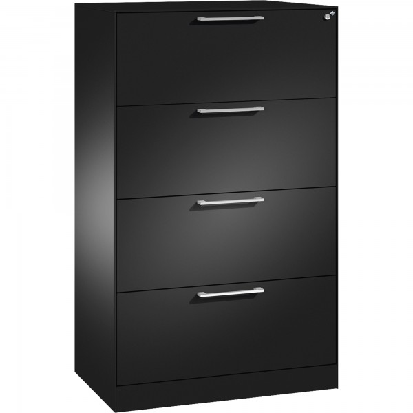 C+P Hängeregistraturschrank Asisto 146023412S10106 A4 2bahnig sgr/sgr