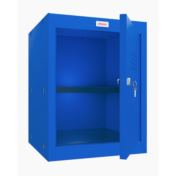 Phoenix Würfel-Schließfach 66l Schlüssel blau