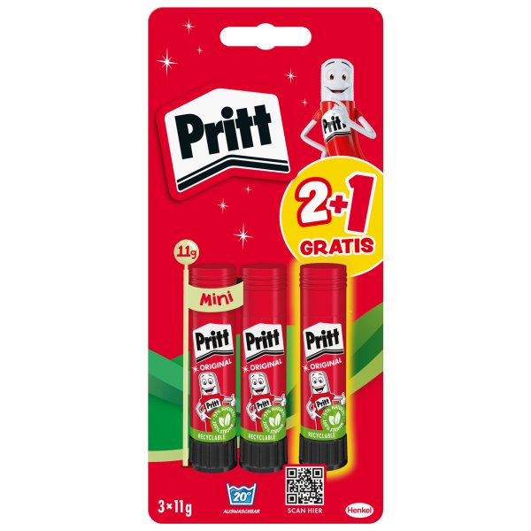 Pritt Klebestift Alles steht Kopf 2 11g 3St