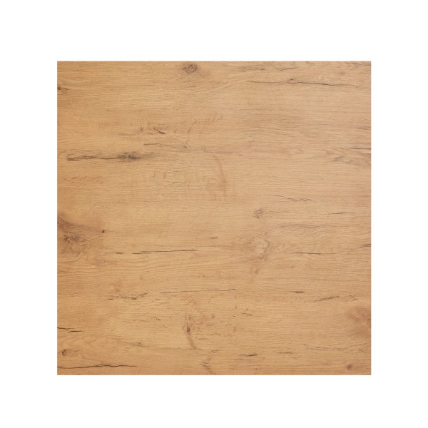 FEROS Tischplatte HPL 70x70cm teak