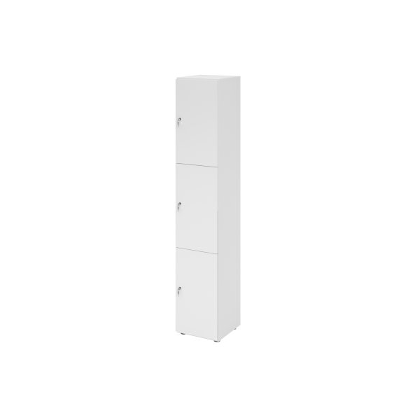 Hammerbacher Schliessfach- Schrank 6OH 3xDS ws/ws