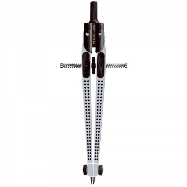 Faber-Castell Zirkel GRIP 2001 174472 Metall silber