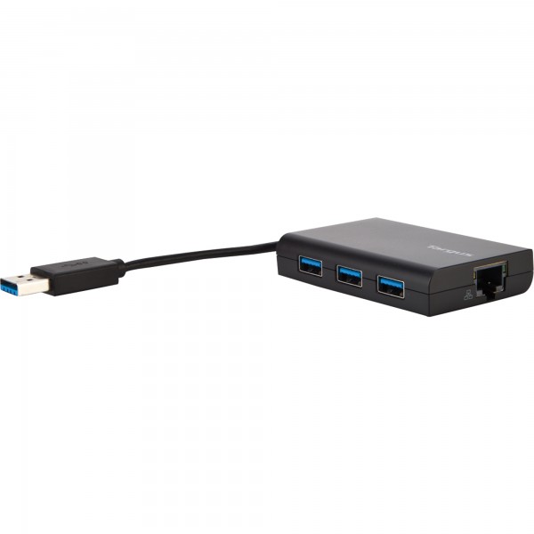 Targus USB-Hub ACH122EUZ Gigabit Ethernet 3xUSB3.0