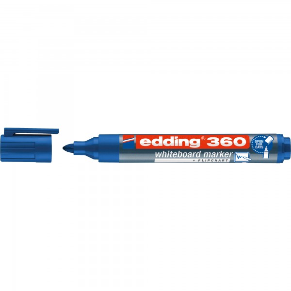 edding Boardmarker 360 4-360003 1,5-3mm Rundspitze nachfüllbar bl