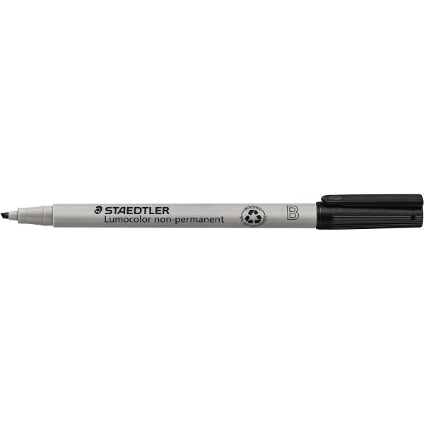 STAEDTLER Folienstift Lumocolor 312-9 1-2,5mm non-permanent sw