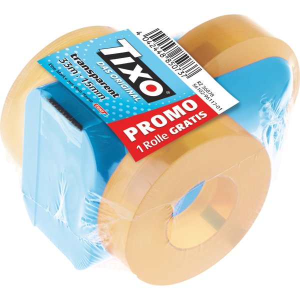 TIXO Handabroller 56102-00000-03 sortiert inkl. 1xKlebefilm