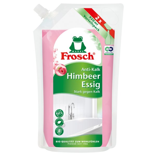 Frosch Kalkreiniger Antikalk Himbeeressig Nachfüll 950ml