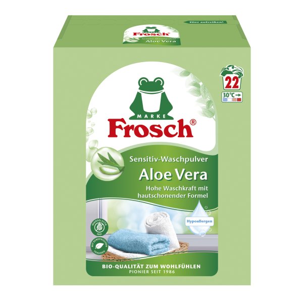 Frosch Waschmittel Aloe Vera Sensitive 22WL 1,45kg