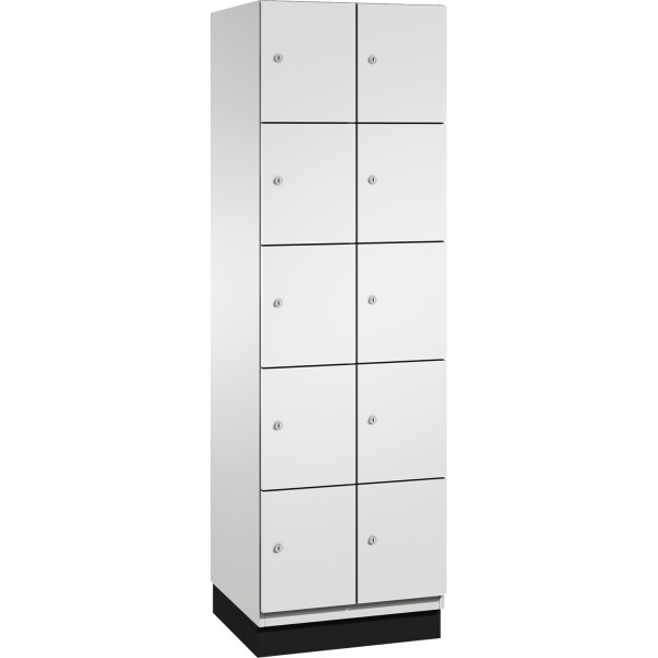C+P Fächerschrank 4510420S10010 Sockel 10Fächer B600mm lgr/lgr