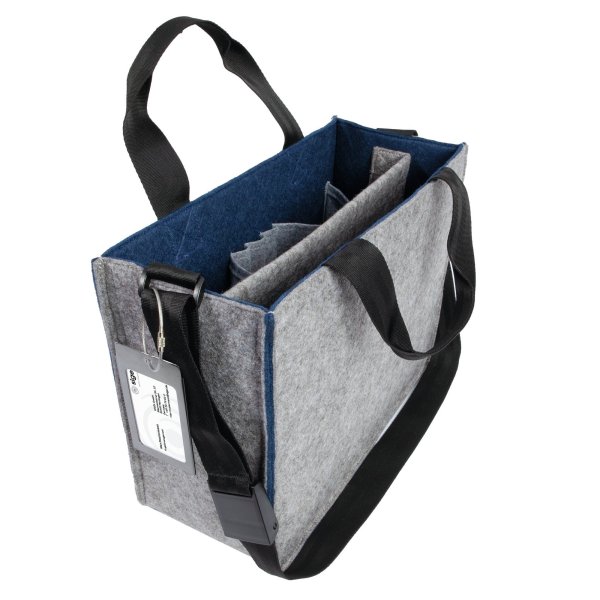 SIGEL Tasche Desk Sharing 36x28x15cm gr/dbl