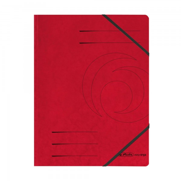 Herlitz Eckspanner 11387172 DIN A4 Karton rot