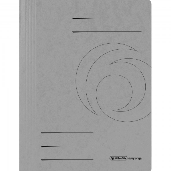 Herlitz Schnellhefter 11159704 DIN A4 Karton grau