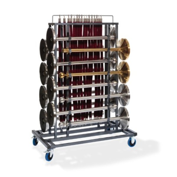 FEROS Trolley Elegance Pfosten Seile max 16St Hammerite