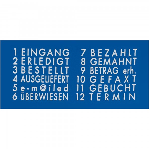 COLOP Datumstempel mini info-dater S120/WD 1453100200 blau/grau