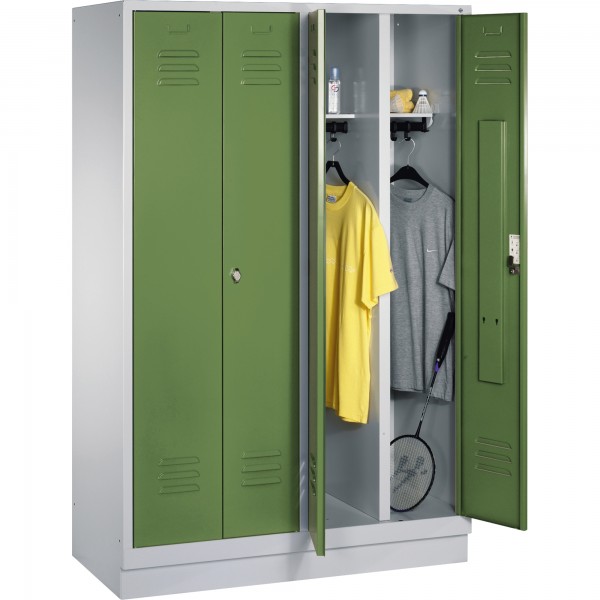 C+P Doppelspind 802240S10061 Sockel 4Abteile B1190mm lgr/rgn