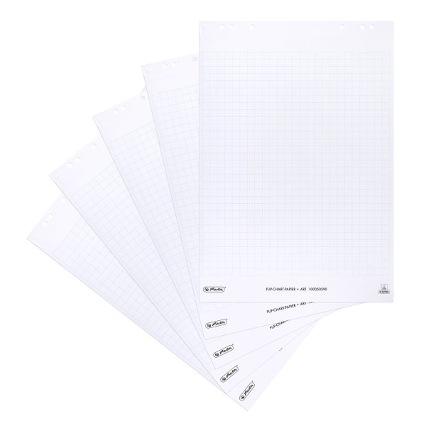 Herlitz Flipchartblock 80g 68x99cm 20Bl kar