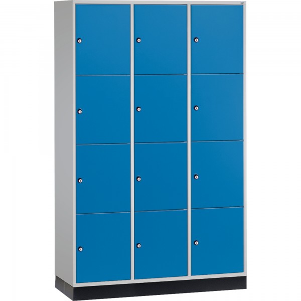 C+P Schließf.schrank 8470302S10041 12Fächer 1950x1220x500mm lgr/lbl