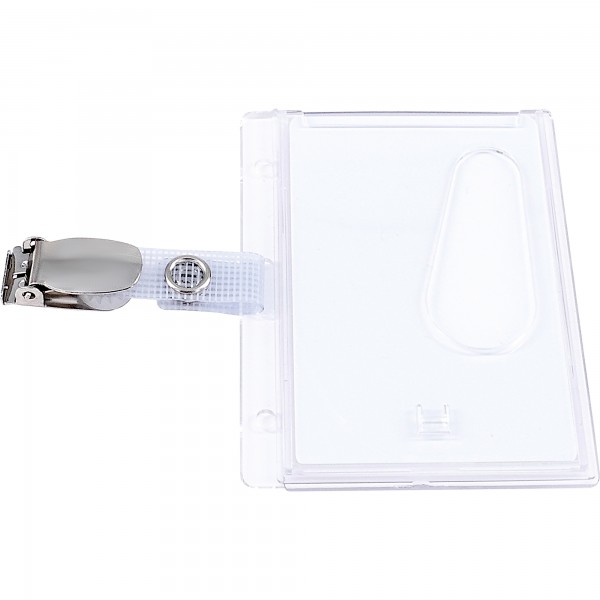 Ersatzclip Namensschild 5523 Metall/Gewebe 25 St./Pack