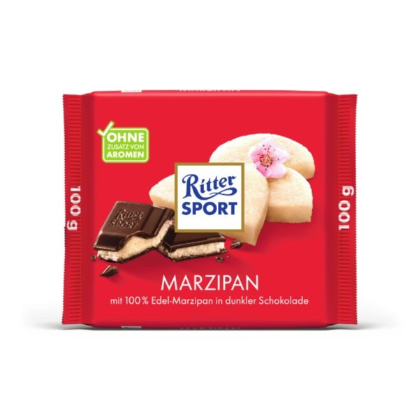 Ritter Sport Schokolade Marzipan 100g