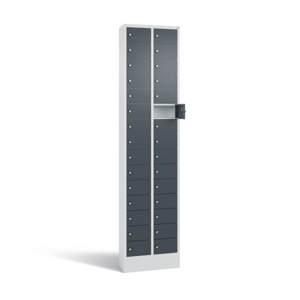 C+P Fachschrank 30Fächer 195x46x20cm lgr/an